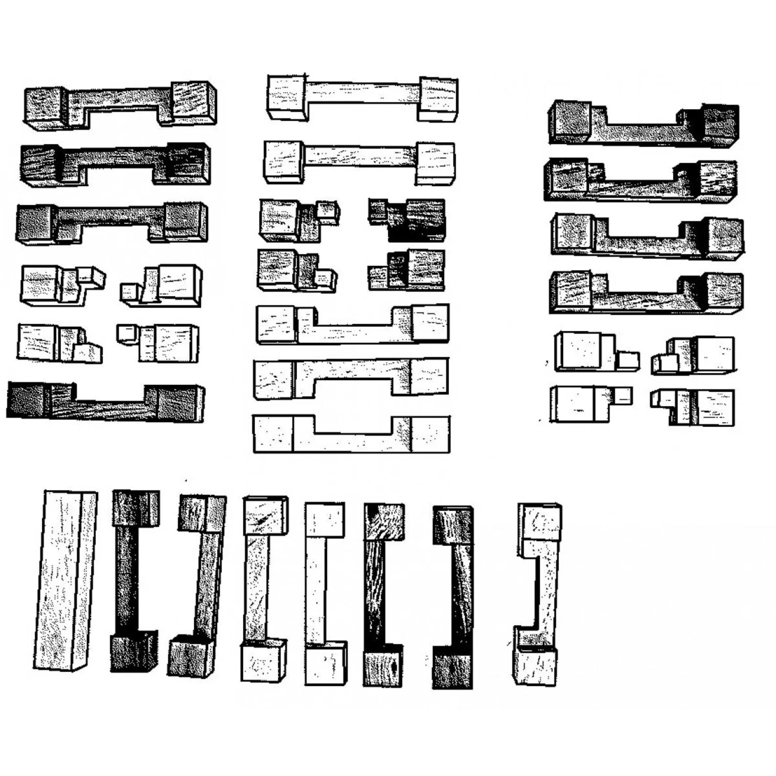Castling Wooden Block Brain Puzzle Tabletop Ornament - Image 3