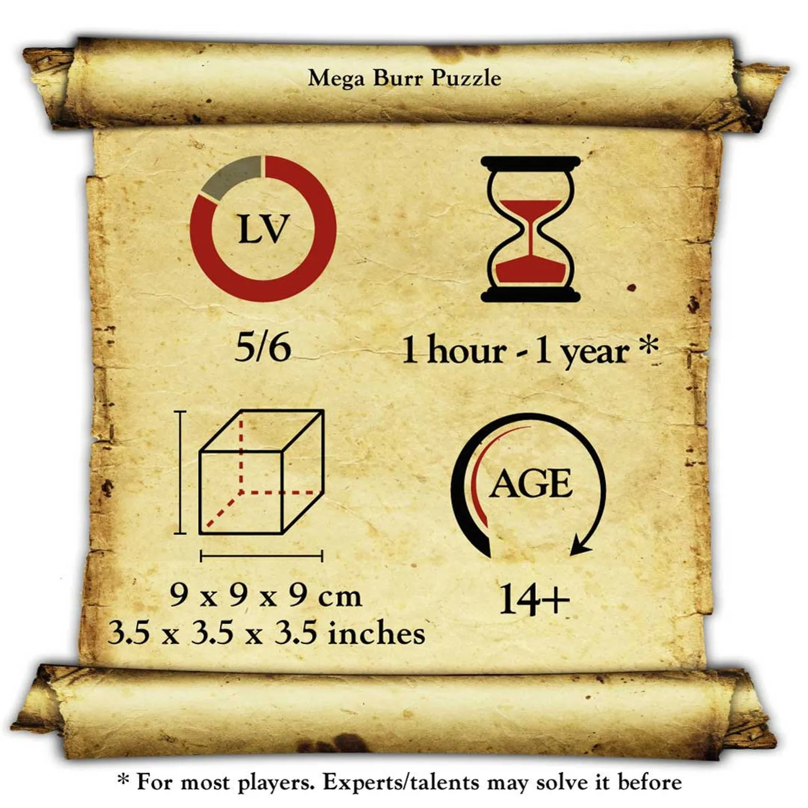 Mega Burr Interlocking Wooden Cube Brain Puzzle - Image 4